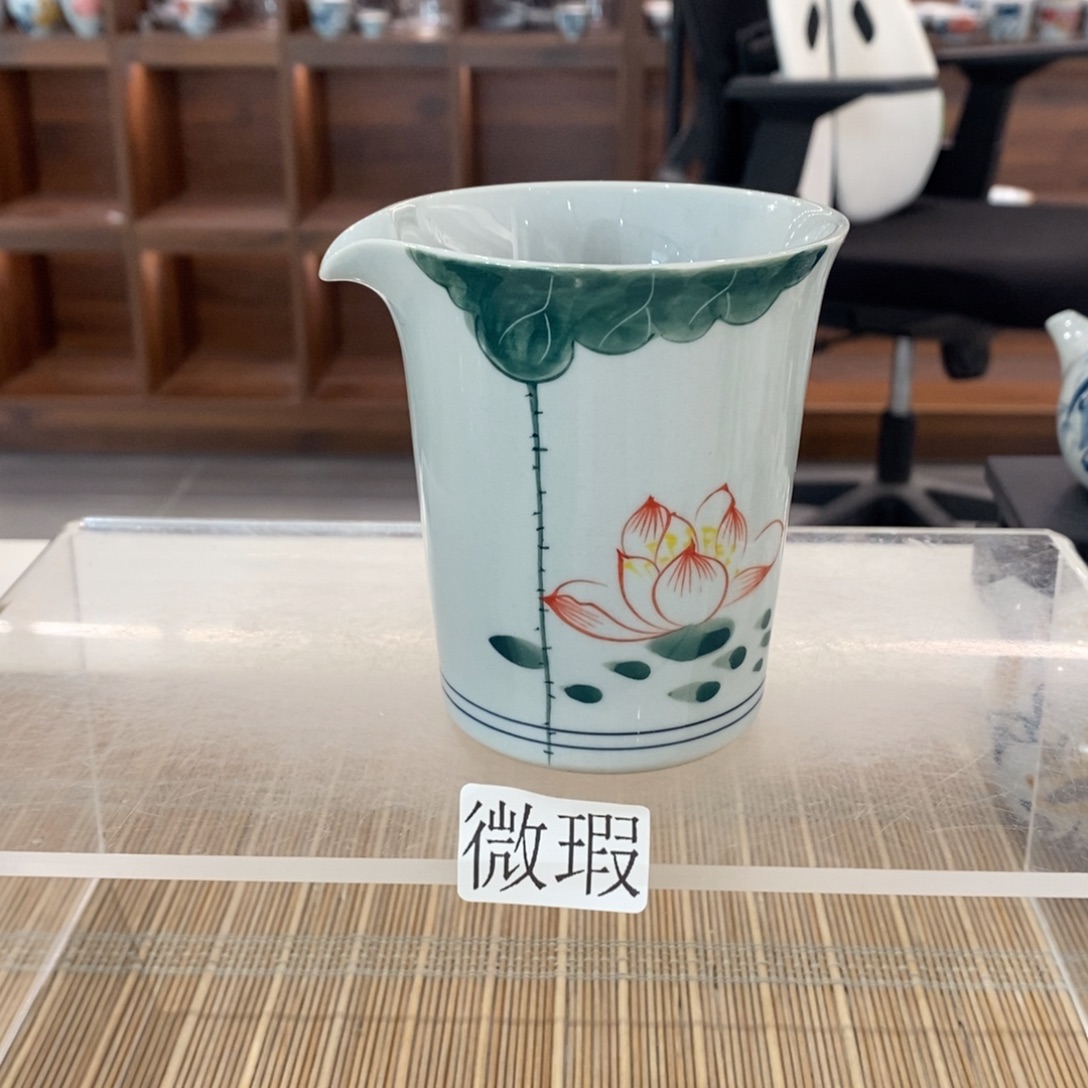 釉下彩老陶泥手工绘制