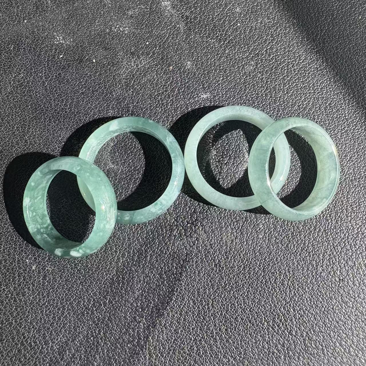天然翡翠A货戒圈多样性发其一f258