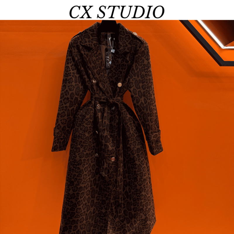 YC编码18 经典收腰轻奢时尚大衣（定制女装）G8079