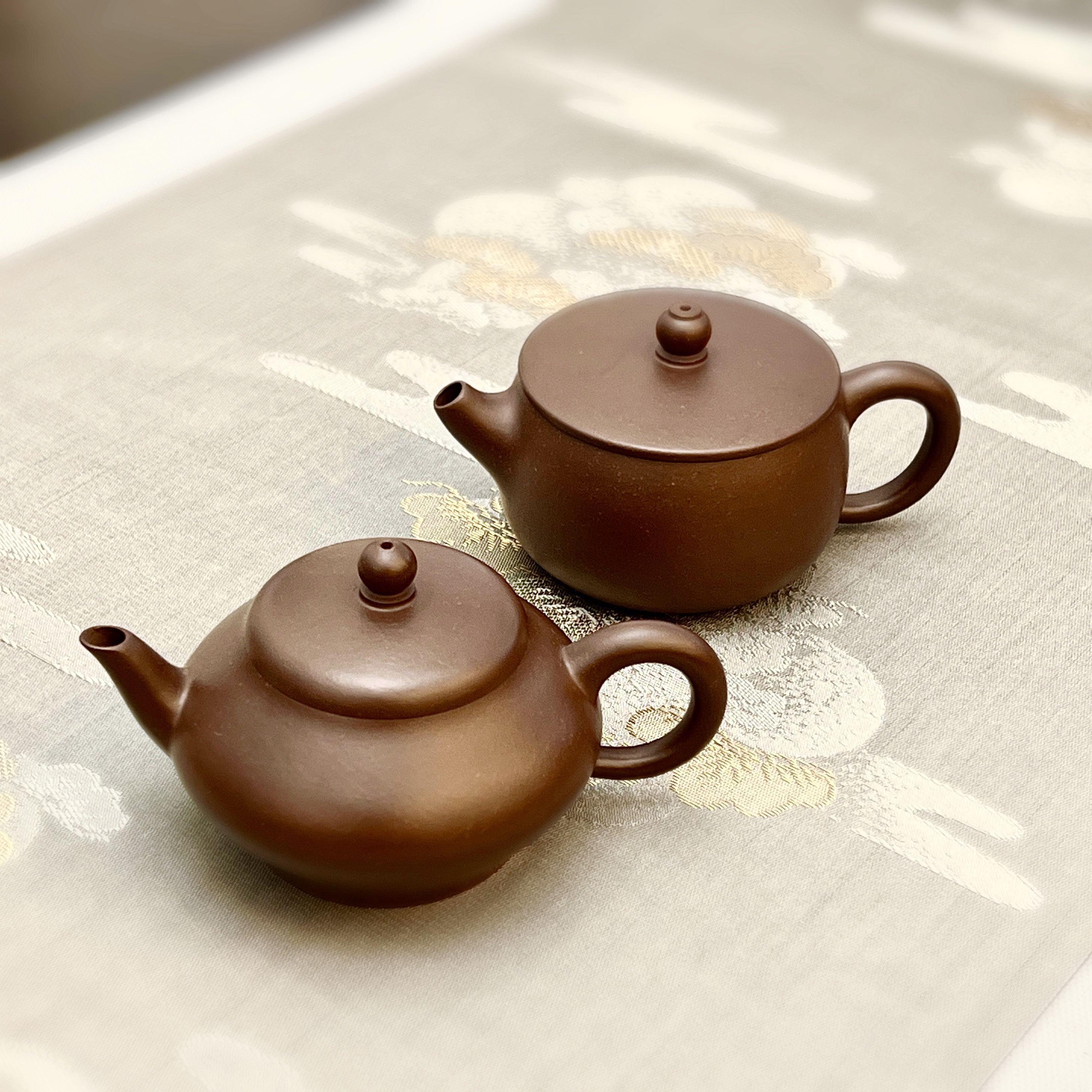 【福利壶·全手】约110cc ｜原矿紫朱泥｜俊合号｜潮州手拉壶