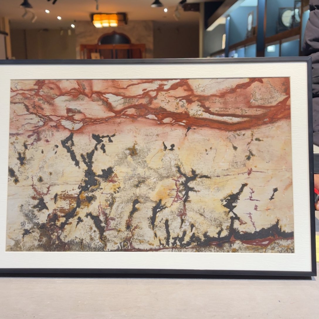 彩石43/28 三峡清江画面石