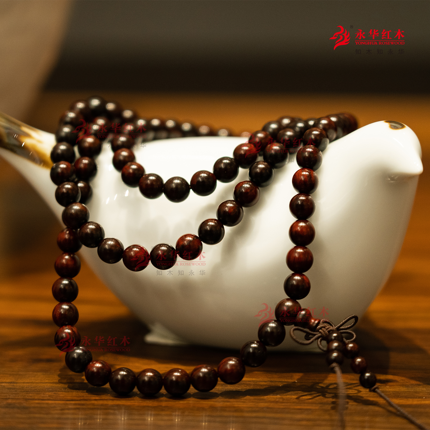 永华制器檀香紫檀0.8*108佛珠【抖音小店专属价】