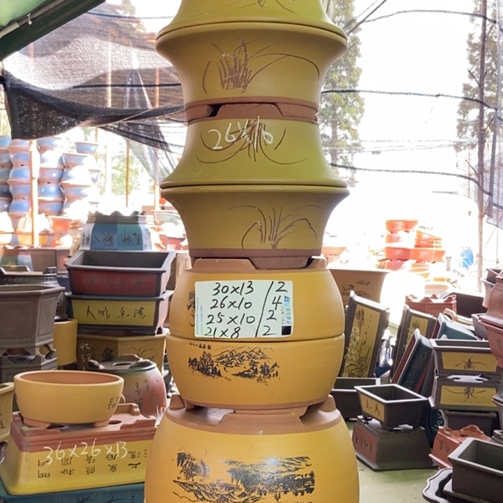 紫砂花盆紫砂紫砂