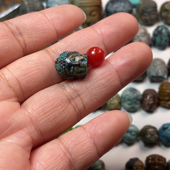 南红玛瑙未镶嵌颈饰