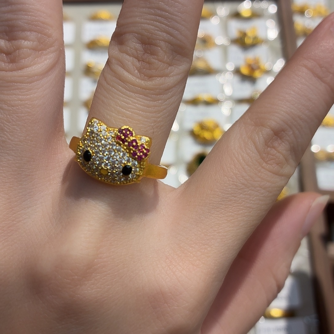 铜合金5623强保色发 1 个壹笔壹戒指