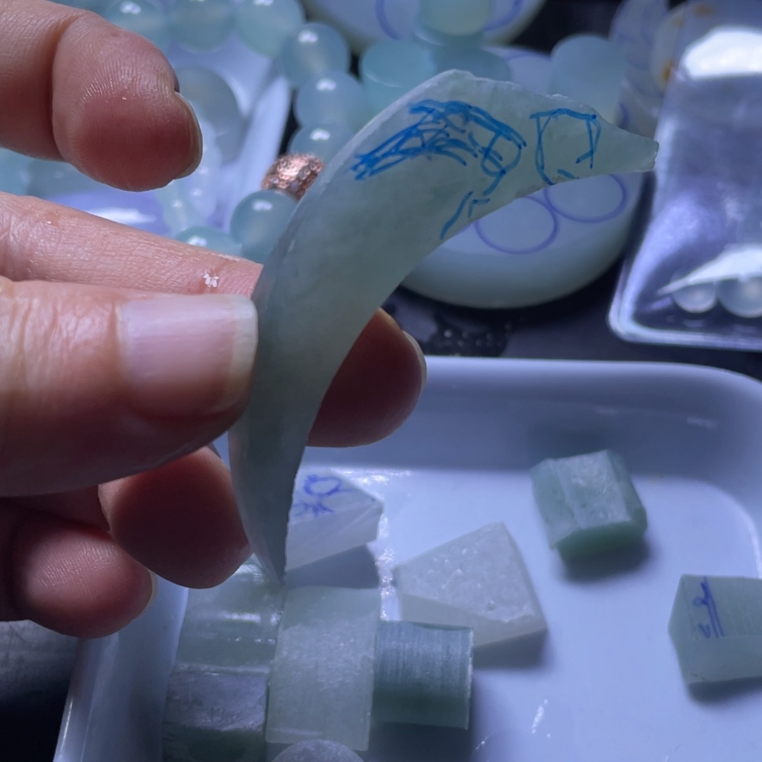 定制翡翠未镶嵌福利包工