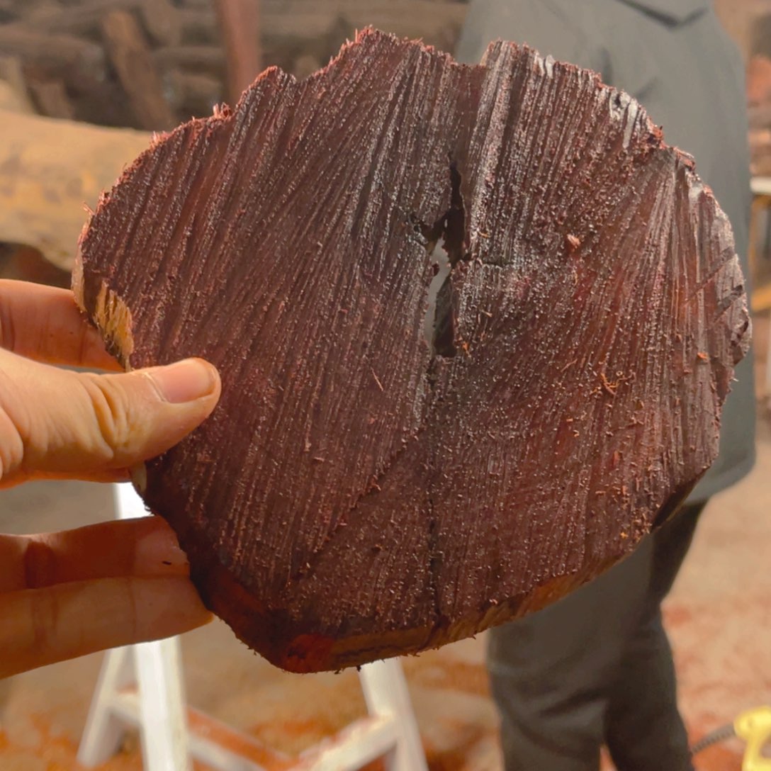 紫檀木类端景台宏****李赞比亚血檀原木料闪购四