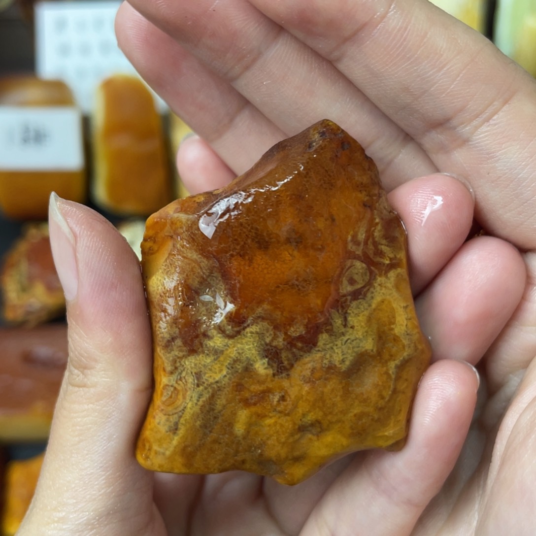 定制蜜蜡未镶嵌原石