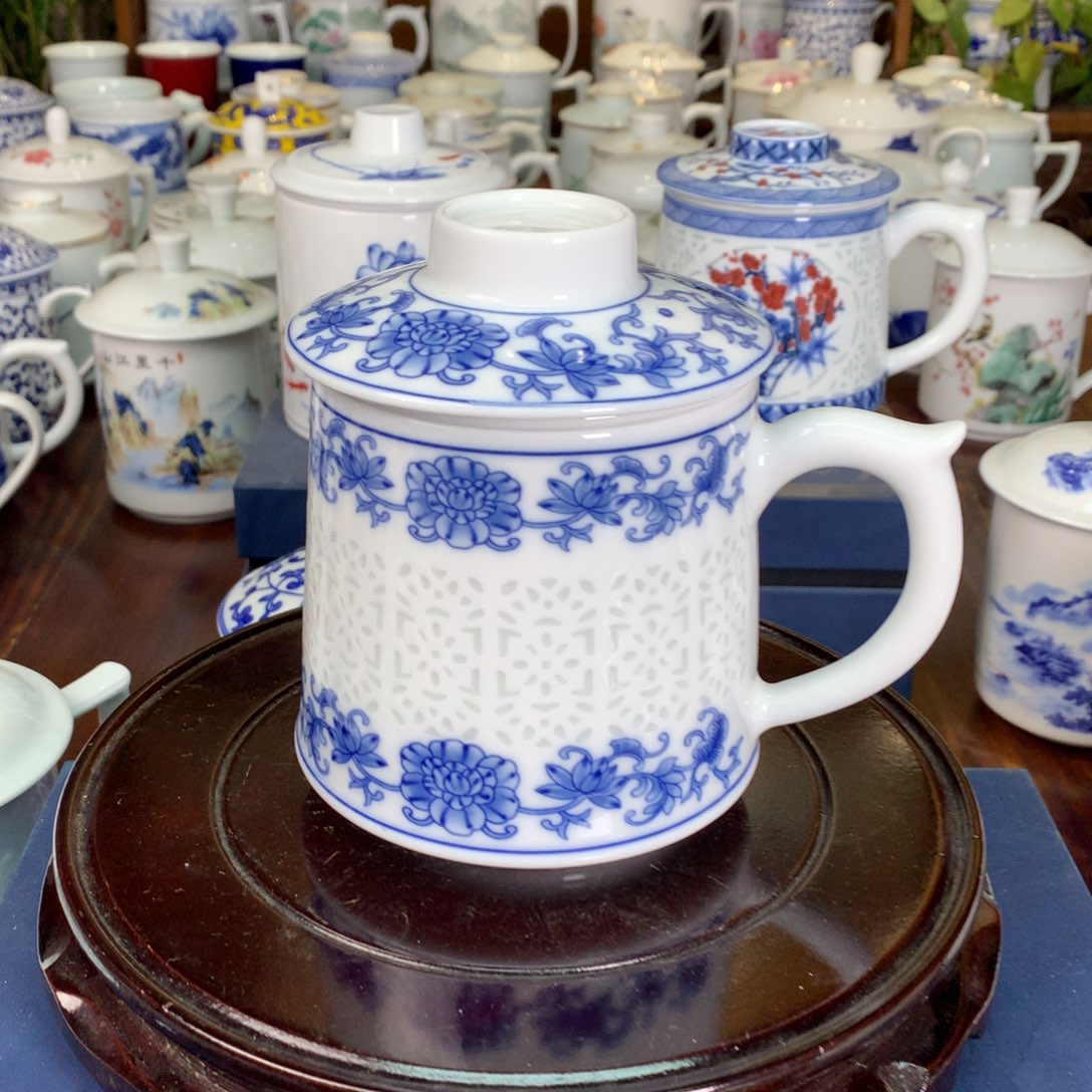 墨**主景德镇陶瓷高温办公杯