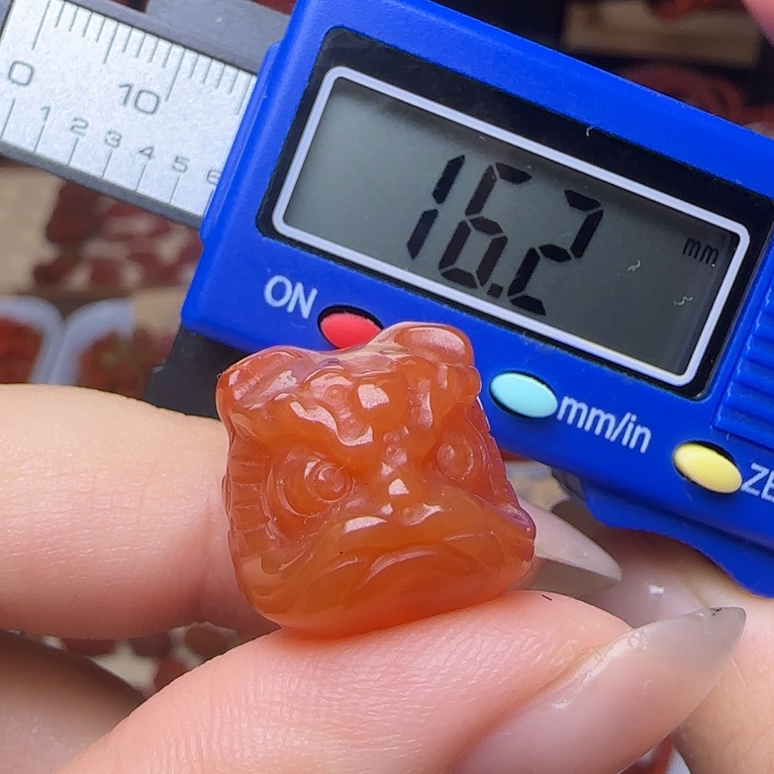 南红玛瑙未镶嵌吊坠(不含链)