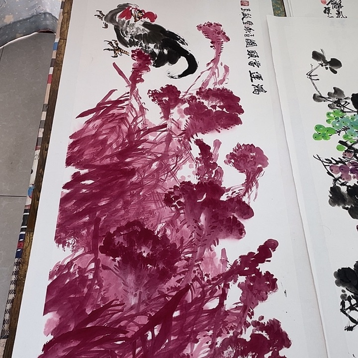 国画张圣敏先生纯手绘作品