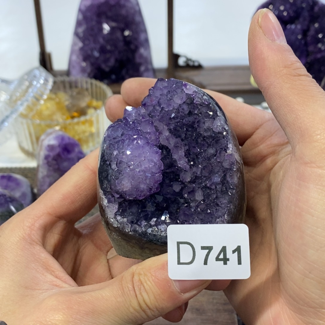 紫晶摆件摆件未镶嵌