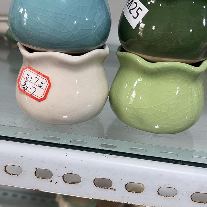 微瑕陶瓷花盆满12发