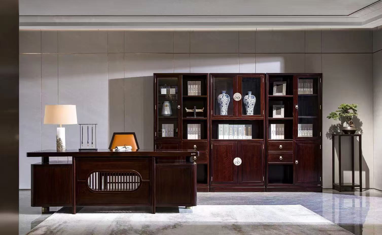 清货 全原木 全榫卯 书柜、书架 置物架 储物柜