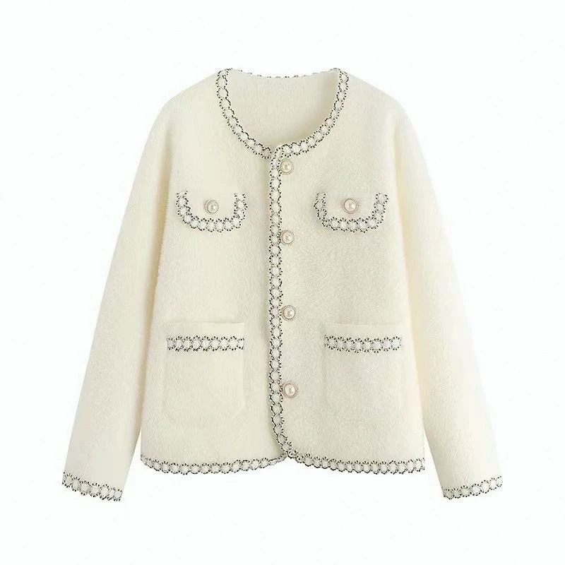 厚款长袖常规款常规厚度毛针织衫毛衣针织宽松时尚