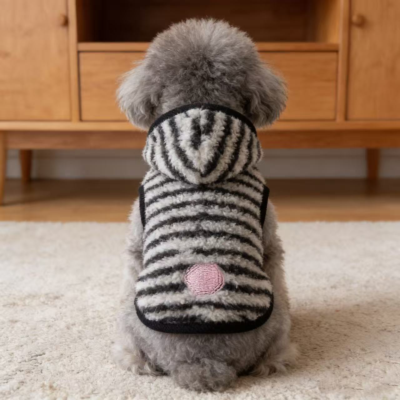 宠物服狗狗秋冬棉服格子软糯糯保暖舒适棉服外套