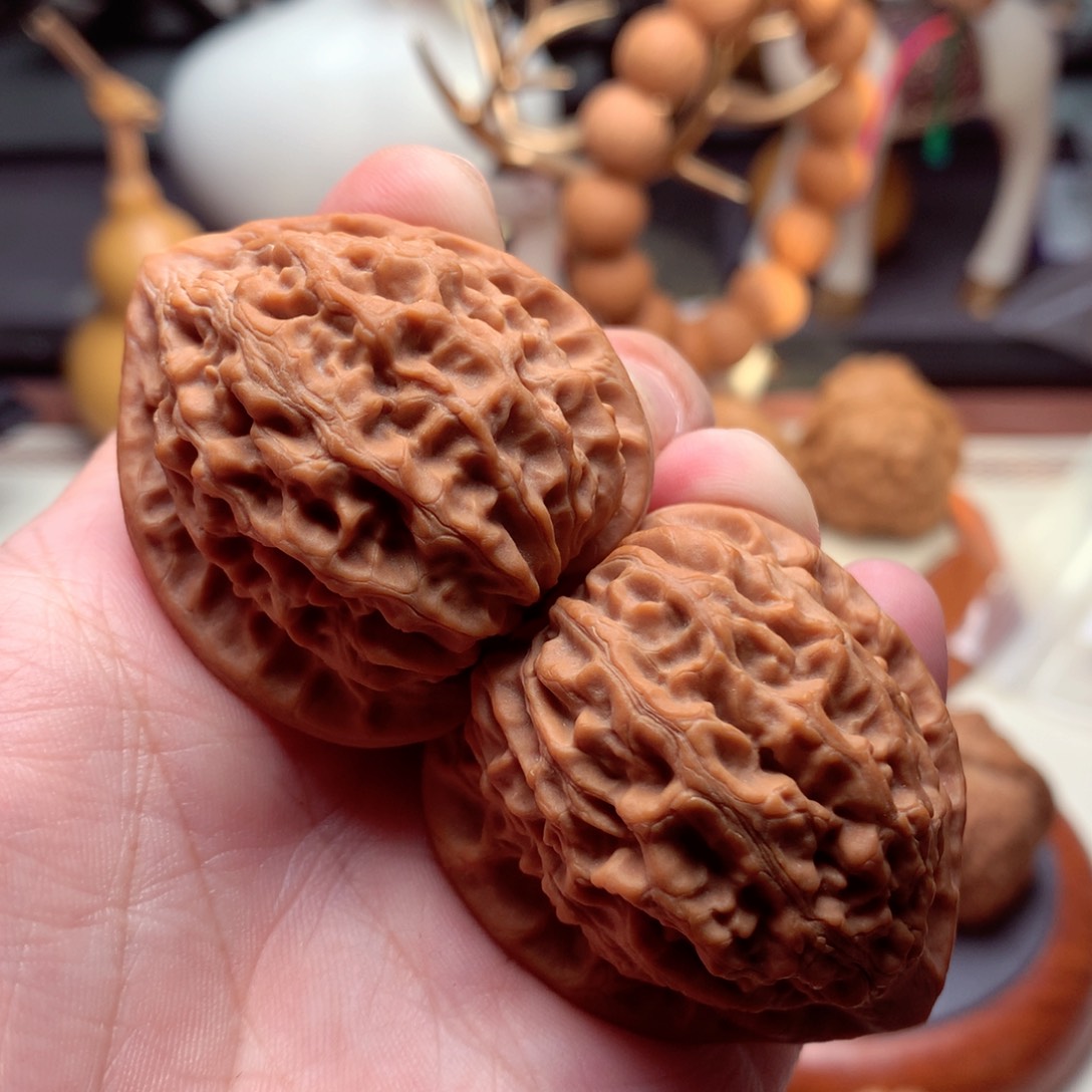 文玩核桃把件Y***ん金牛全品  1号