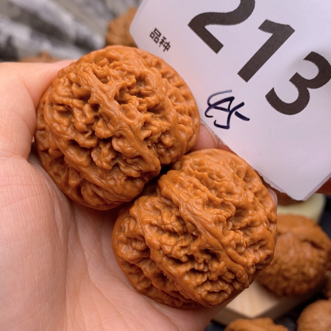 文玩核桃把件213号45粗筋