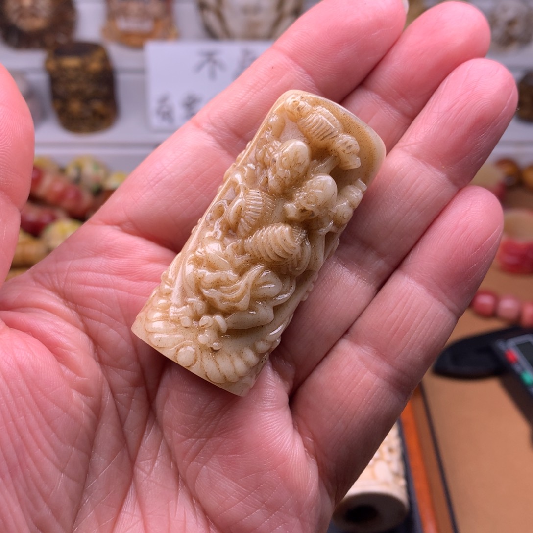 驼骨把件 天天都在盘 