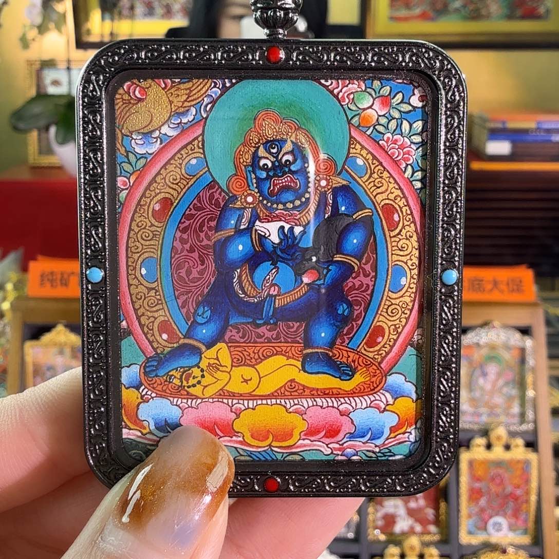 吊坠黑CC纯手绘扎西老师