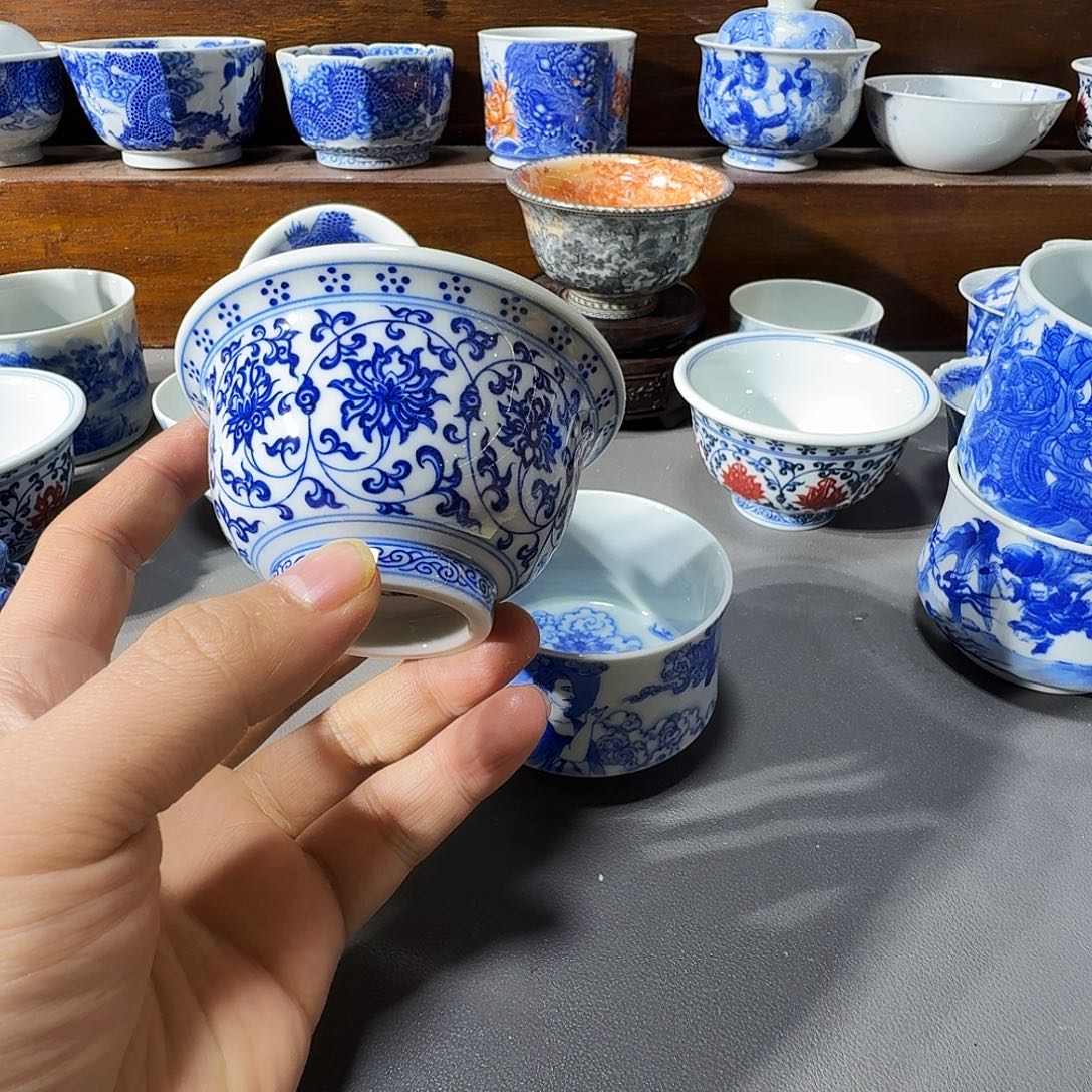 嘉***蹊泥塑主人杯手工手绘