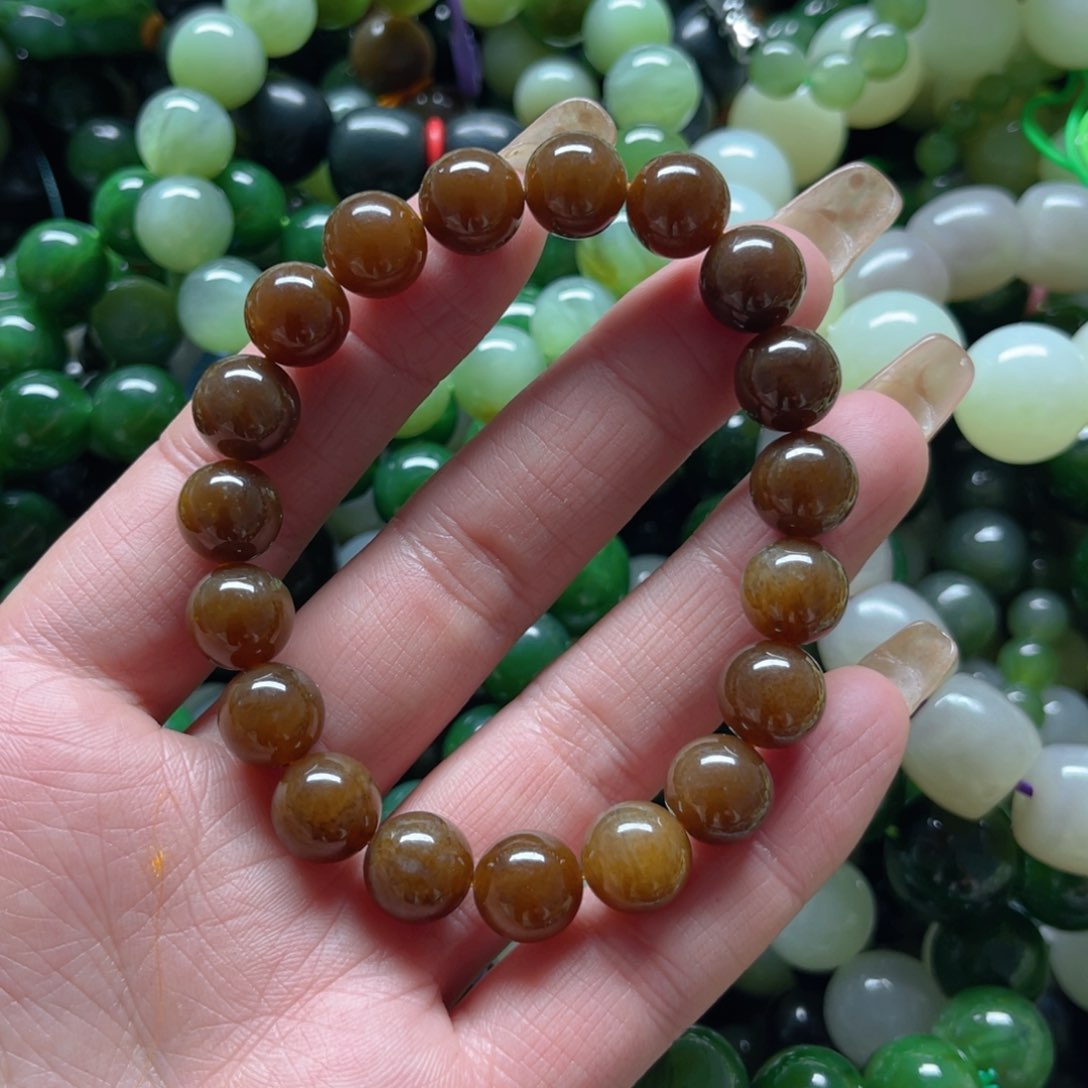 和田玉手串未镶嵌