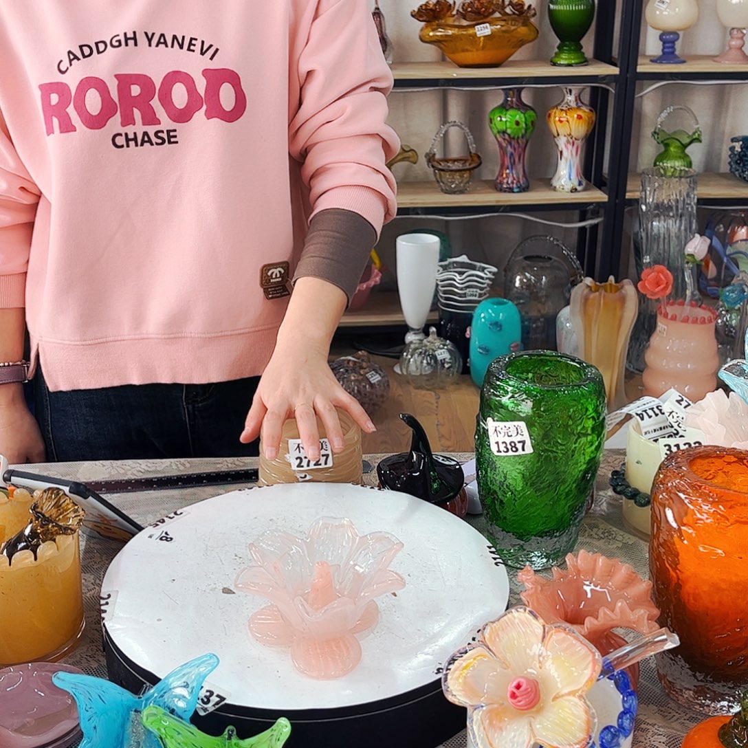 百合台花家悦琉璃工艺品