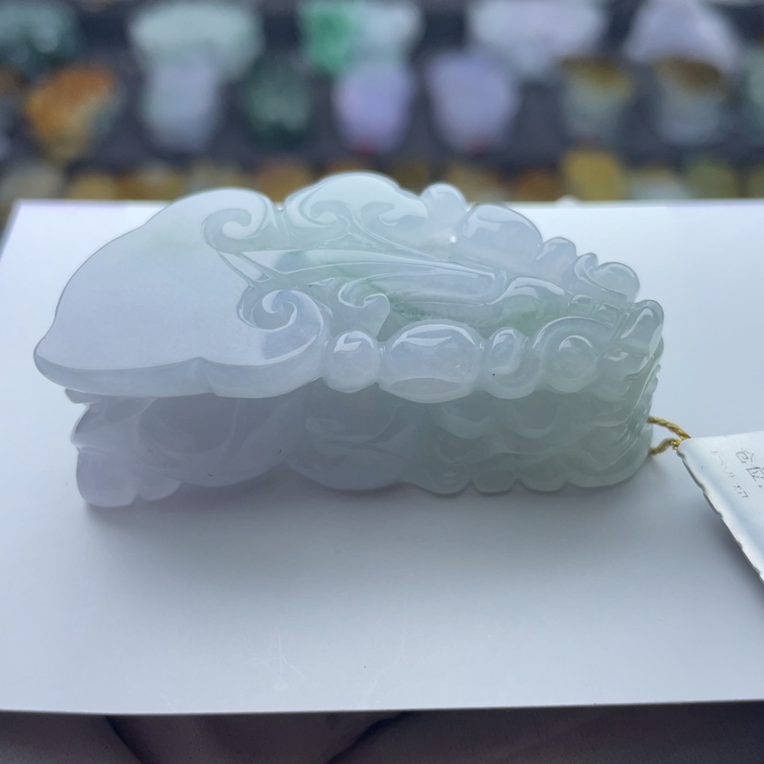 翡翠颈饰未镶嵌貔貅