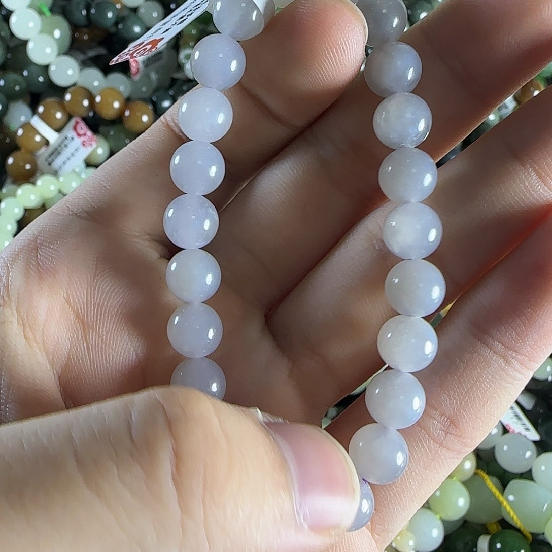 和田玉手链未镶嵌25