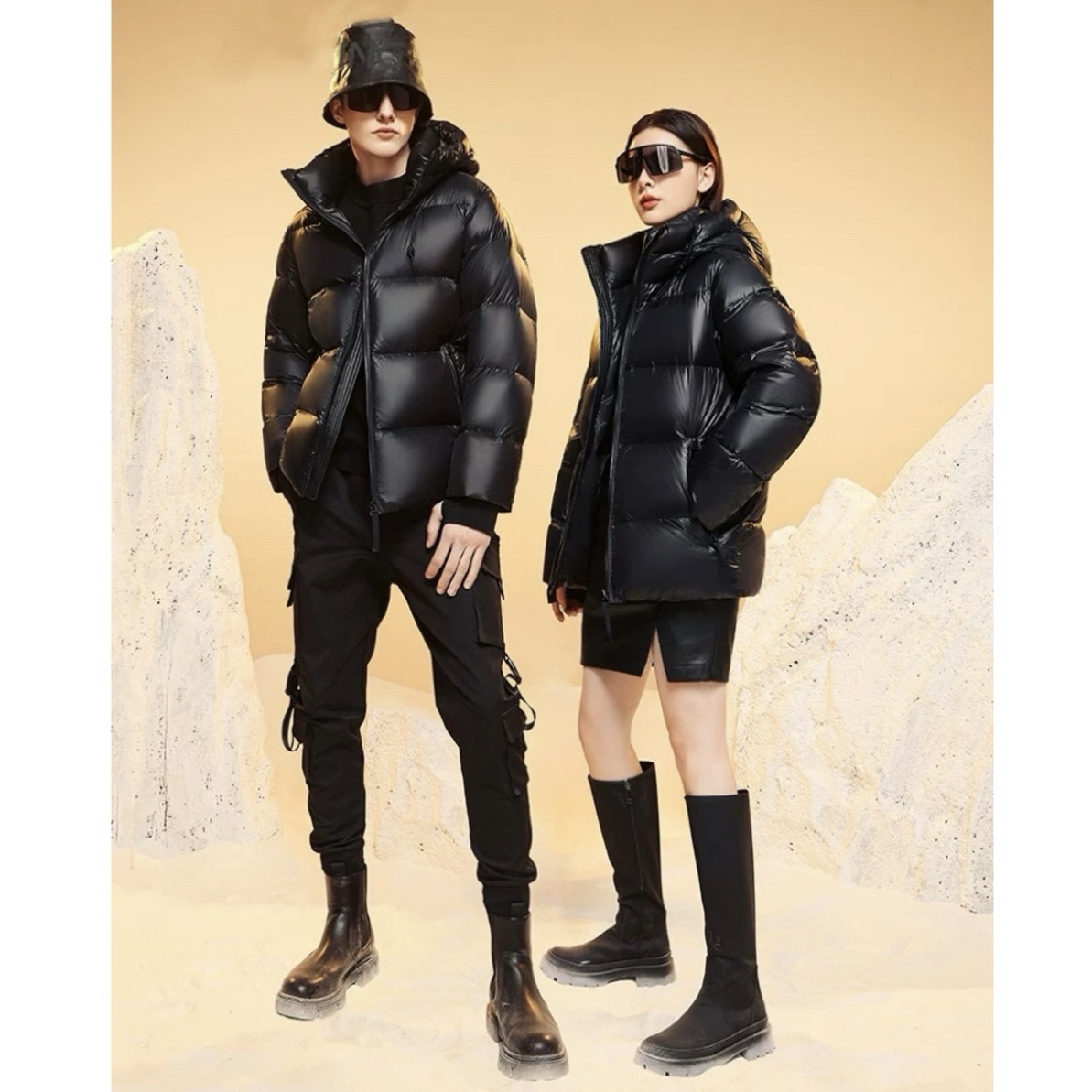 【短款】升级系列鹅绒服高端定制奢品时尚男女同款HJDK