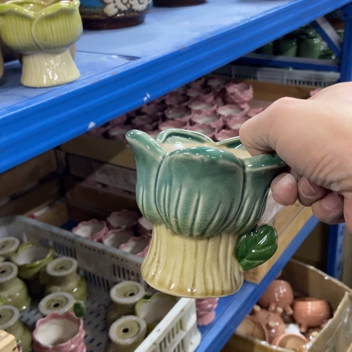 陶瓷花盆单场满9.9发9.5*9.5