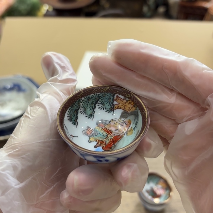 陶瓷古美术置物摆件