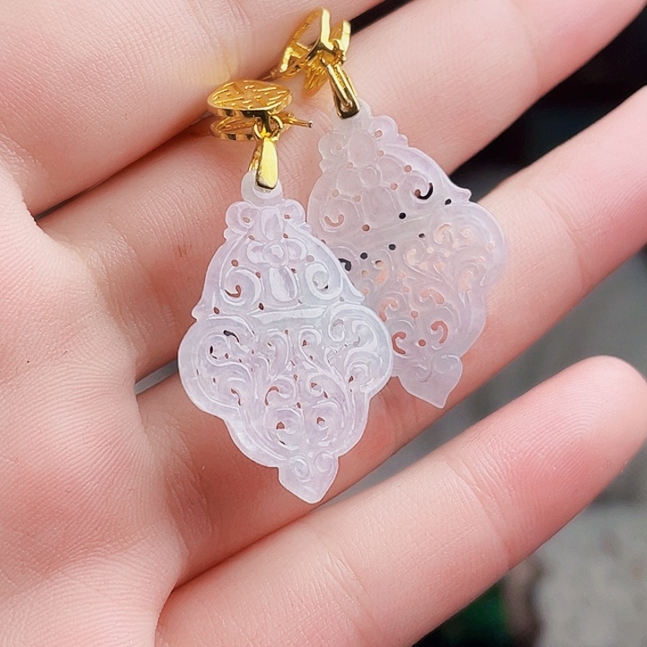 翡翠银S925镶嵌颈饰多样性