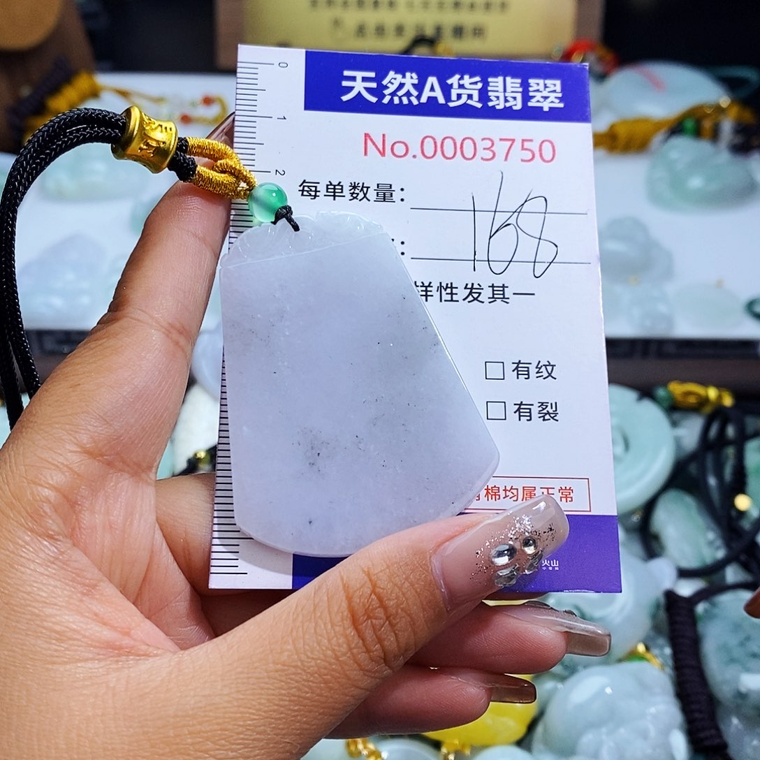 翡翠未镶嵌毛衣链3750