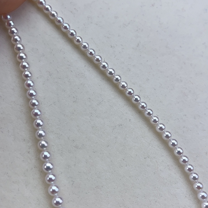 淡水珍珠颈饰18K金镶嵌➕4高品极光毕业版