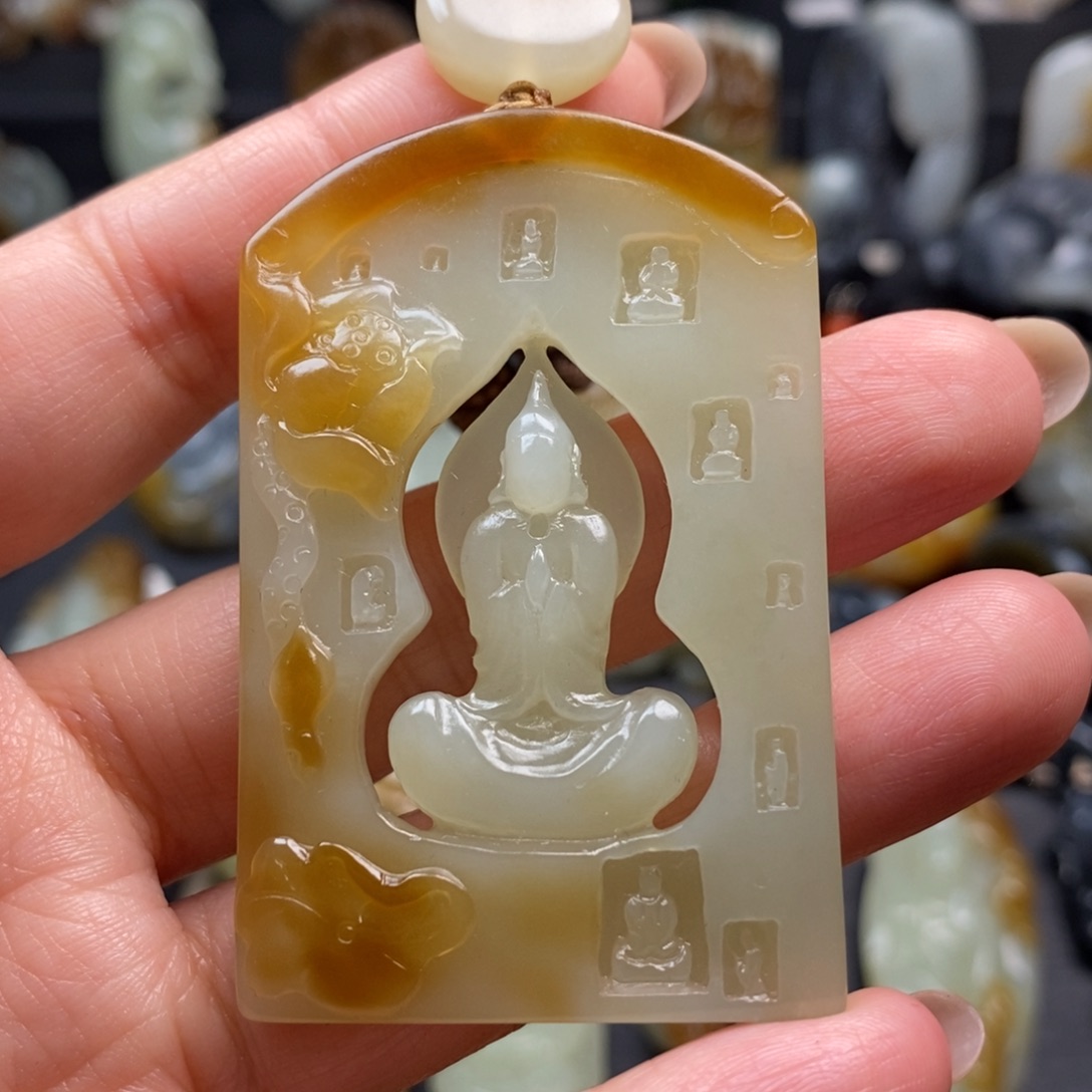 和田玉挂件未镶嵌