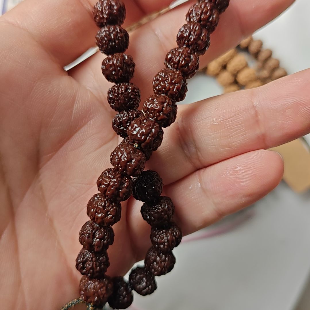 深***刻吊坠金刚菩提平细单圈9.7MM