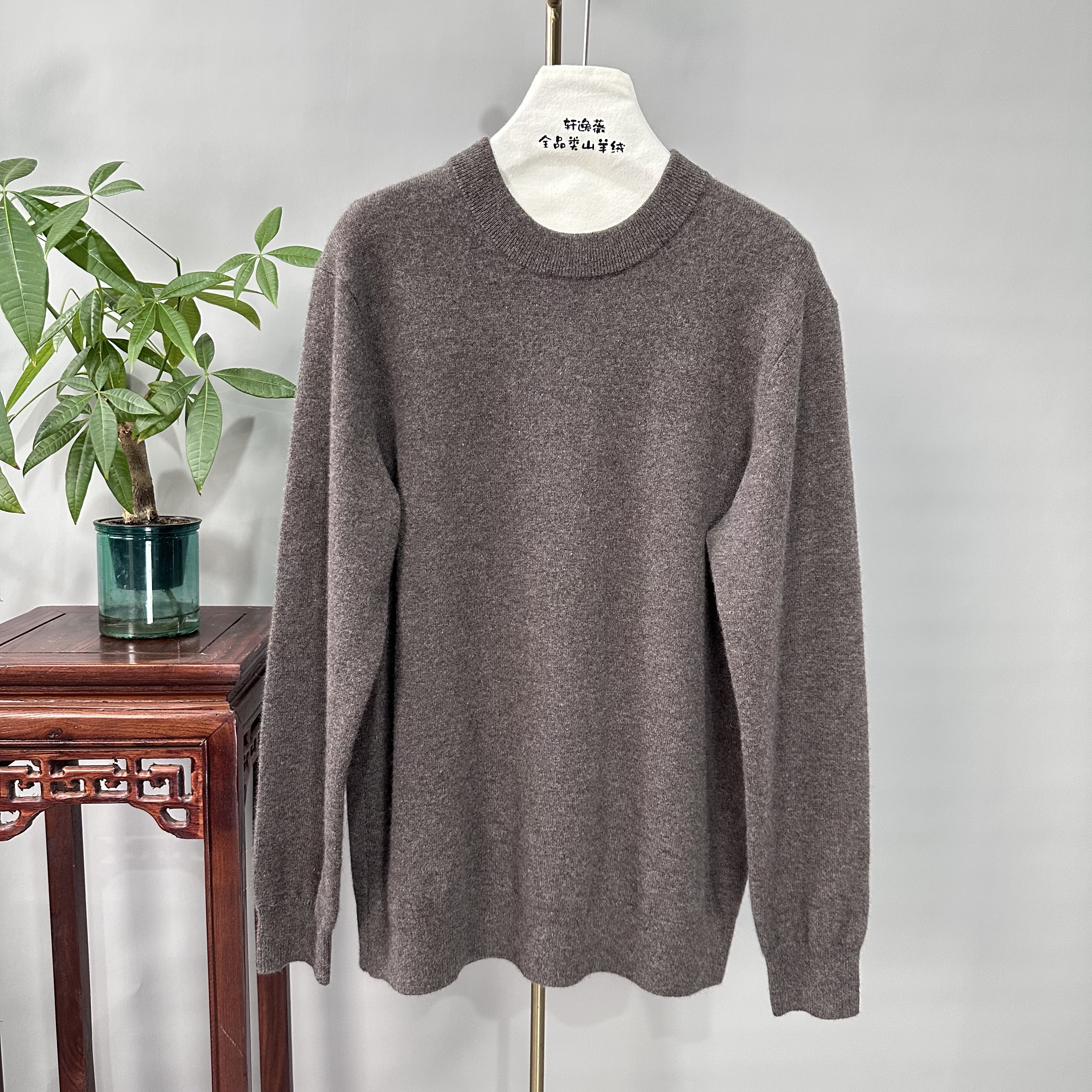 2025【炸总精选】100%山羊绒时尚百搭男款针织套头衫Y12809