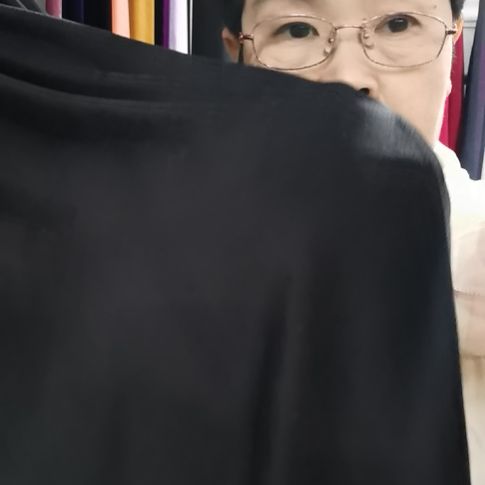 奥绒布料黑色的1米