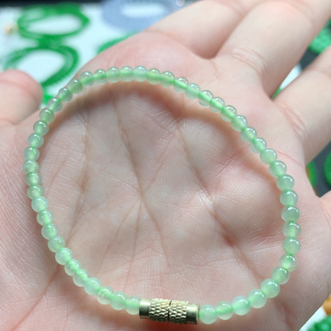 翡翠未镶嵌手链翡翠