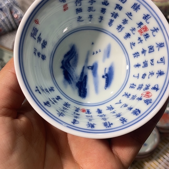 陶摆件景德镇陶瓷主人杯3334