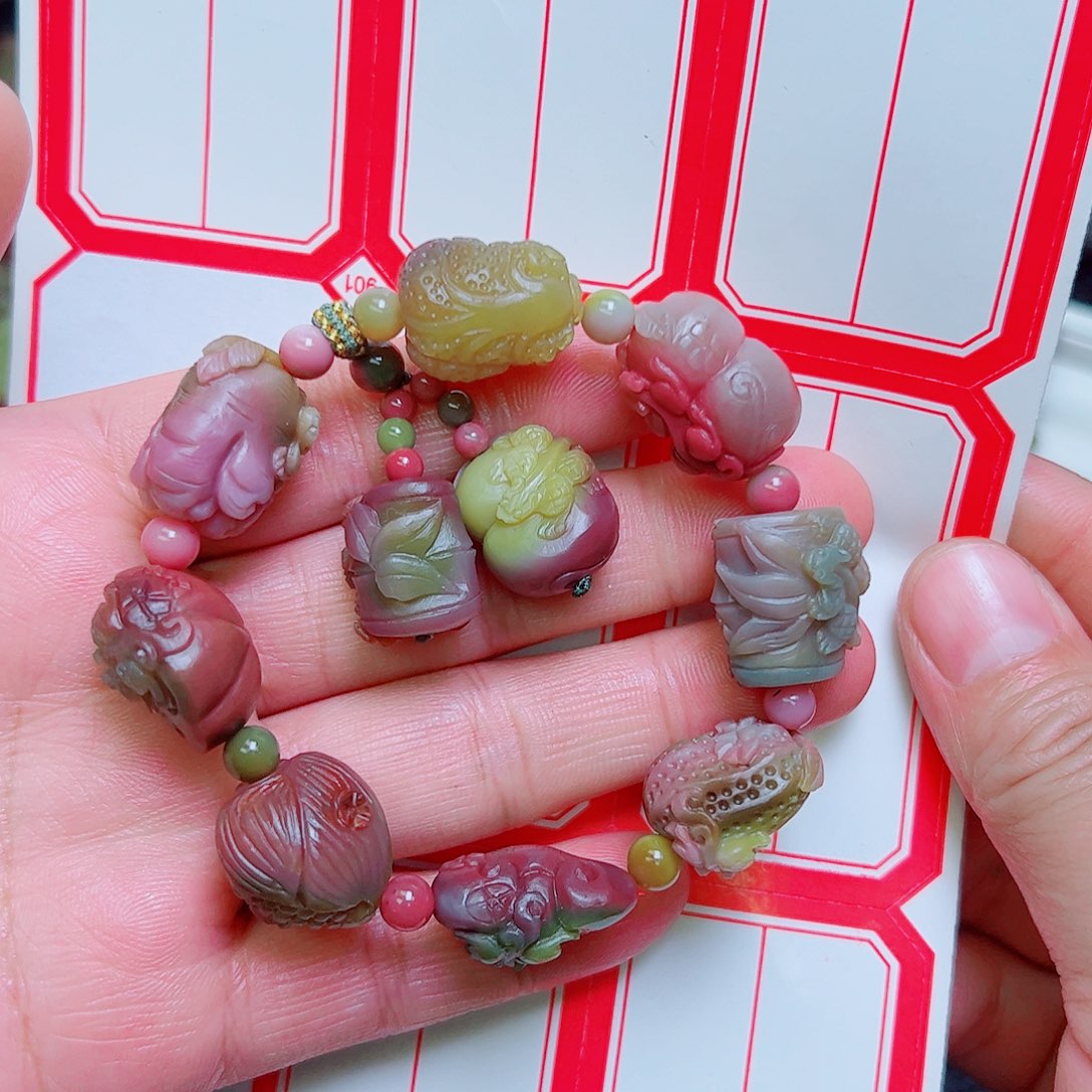 玛瑙/玉髓手串未镶嵌薇**然