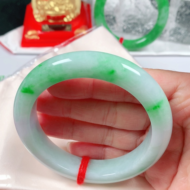 未镶嵌手镯翡翠  编号S1682 正圈57-58