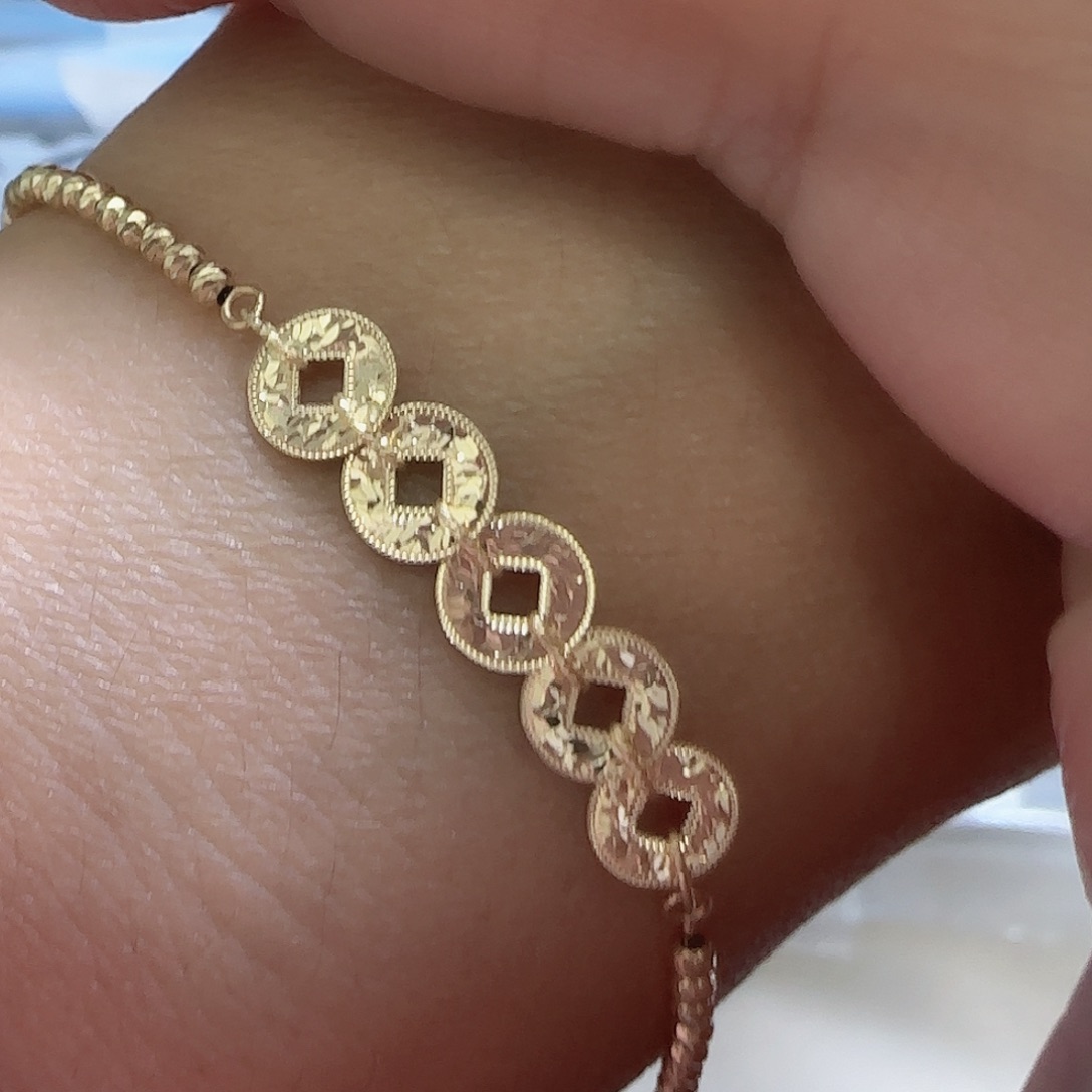 18K金手链多样性发货