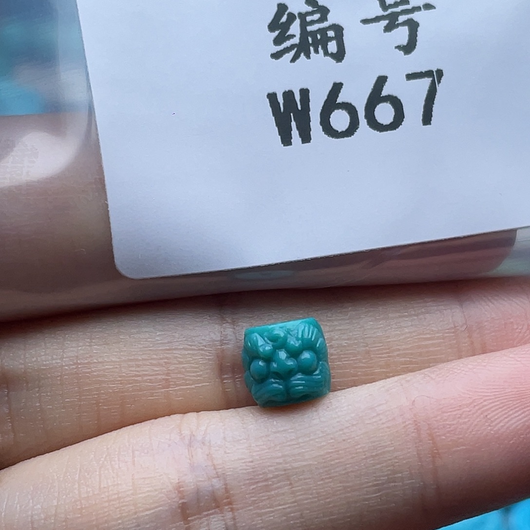 道***步绿松石未镶嵌珠宝奇石