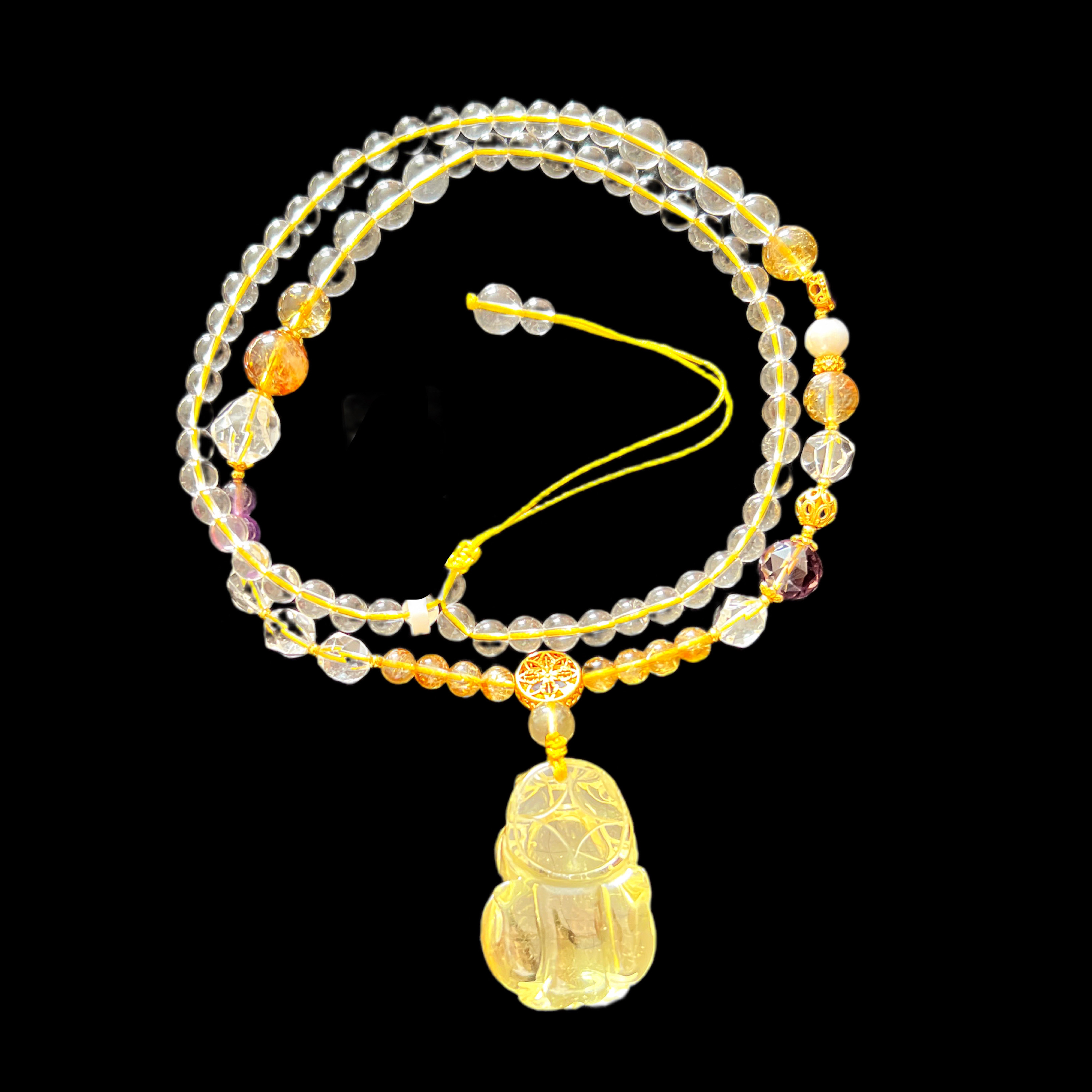 N4202水晶项链孤品