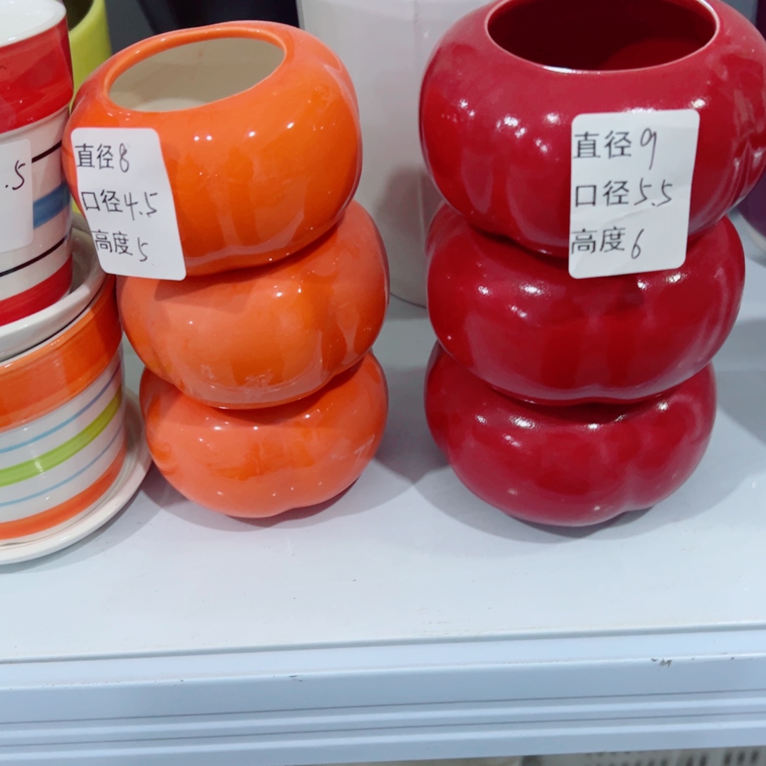 有孔，陶瓷花盆满10米包邮发货