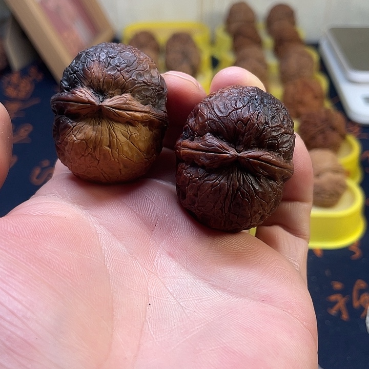 把件文玩核桃16龙珠元宝42