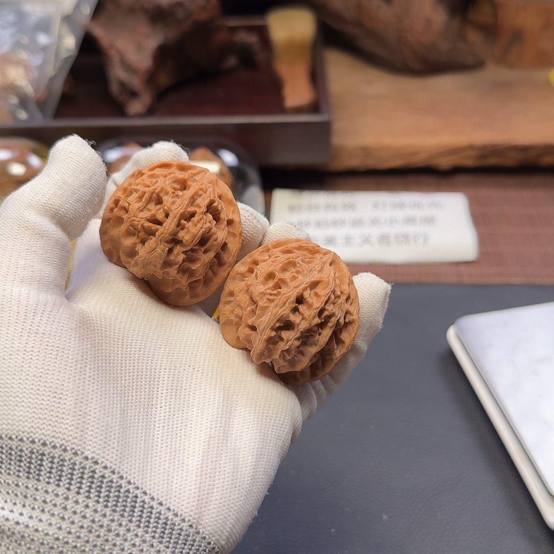 核桃苹果园文玩核桃手把件