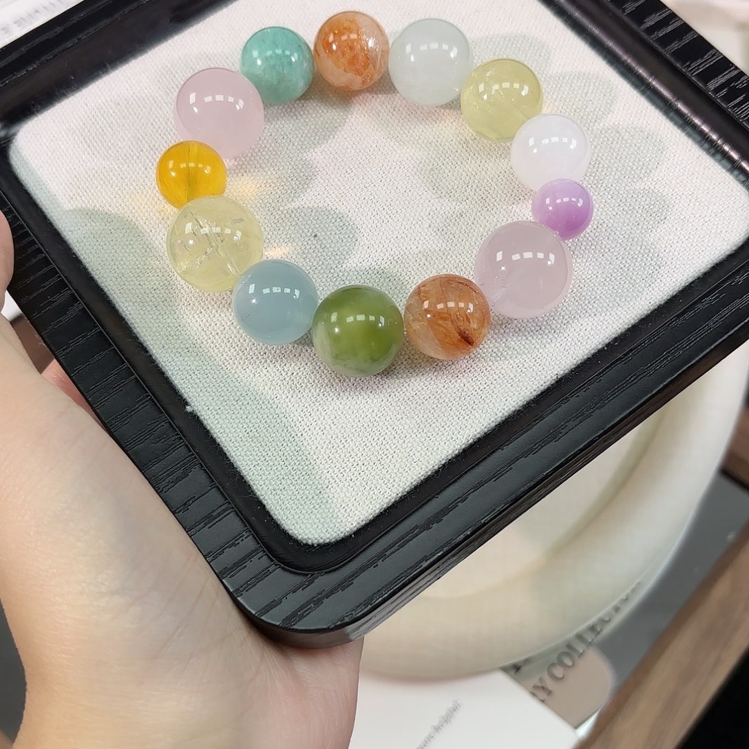 未镶嵌手链水晶多宝